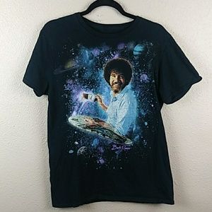 Bob Ross Shirts - 🎂Bob Ross graphic tee shirt Bob Ross Shirts - 🎂Bob Ross graphic tee shirt